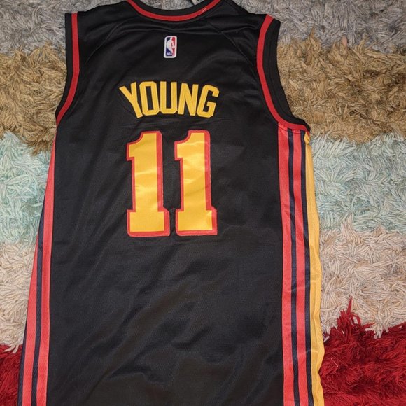 Men's Large Trae Young  Black  Atlanta Hawks 2020/ - Picture 5 of 9